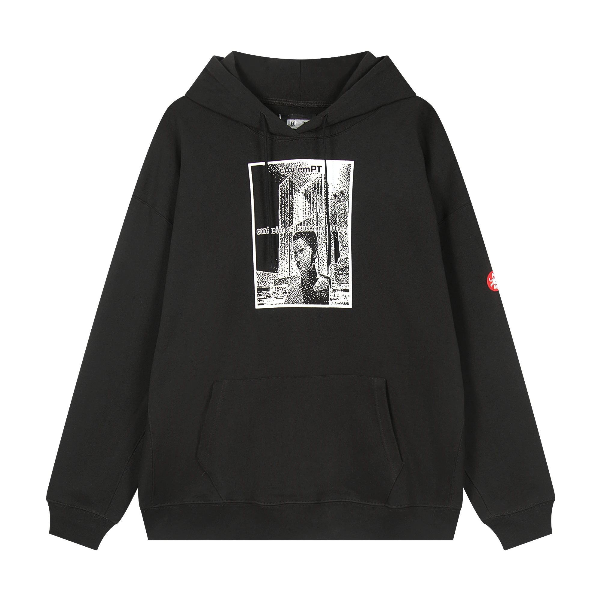 

Толстовка из плотного хлопка CAV EMPT C.E 24AW для женщин и мужчин 1:1, высококачественная толстовка, мужская черная толстовка с капюшоном, пуловер CAVEMPT