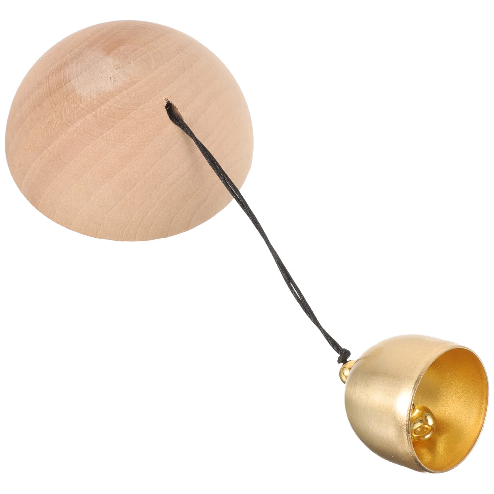 

Wood Door Chime Round Ball Shape Hand Carved Wooden Entrance Doorbell For Doors Windows Home Decor Visitor Bell Wind Chimes Wood