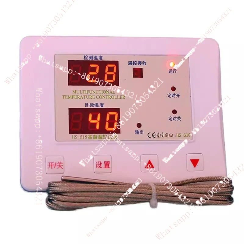 

Интеллектуальный прибор для контроля сверхвысоких температур, контроллер для печи с горячим воздухом на 999 градусов