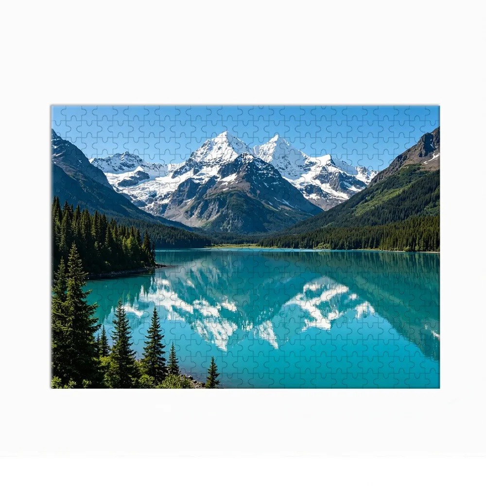 35/300/500/1000pcs Personalized Custom Photo Puzzle Couple Photos Creative Commemorative Gift Families Games