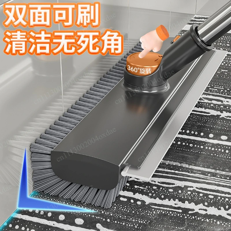 floor brush toilet brush toilet gap thickened hard bristle bathroom cleaning brush scraping