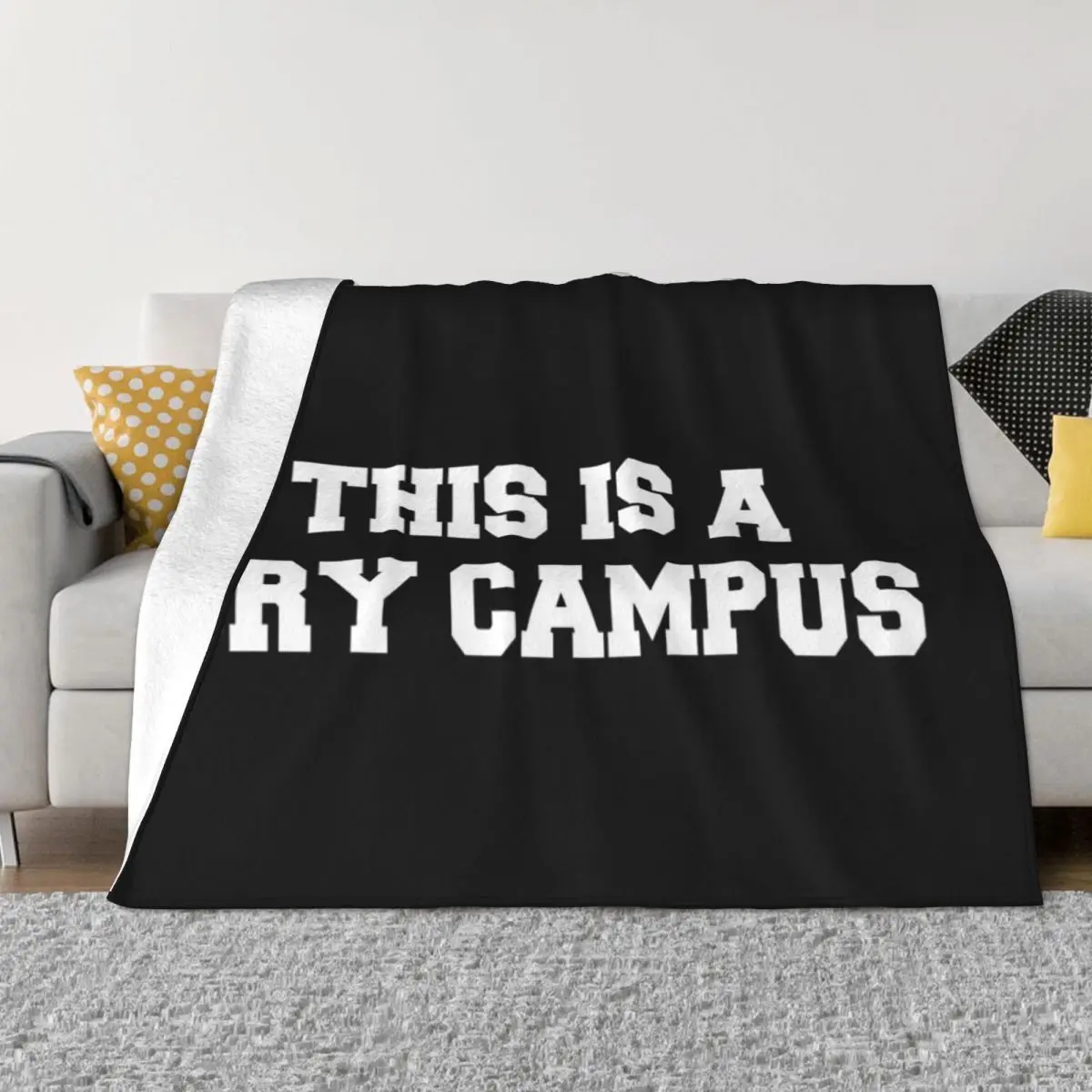 This Is A Dry Campus 2 Anime Blankets Throw Blanket Home And Decoration Throw Blanket