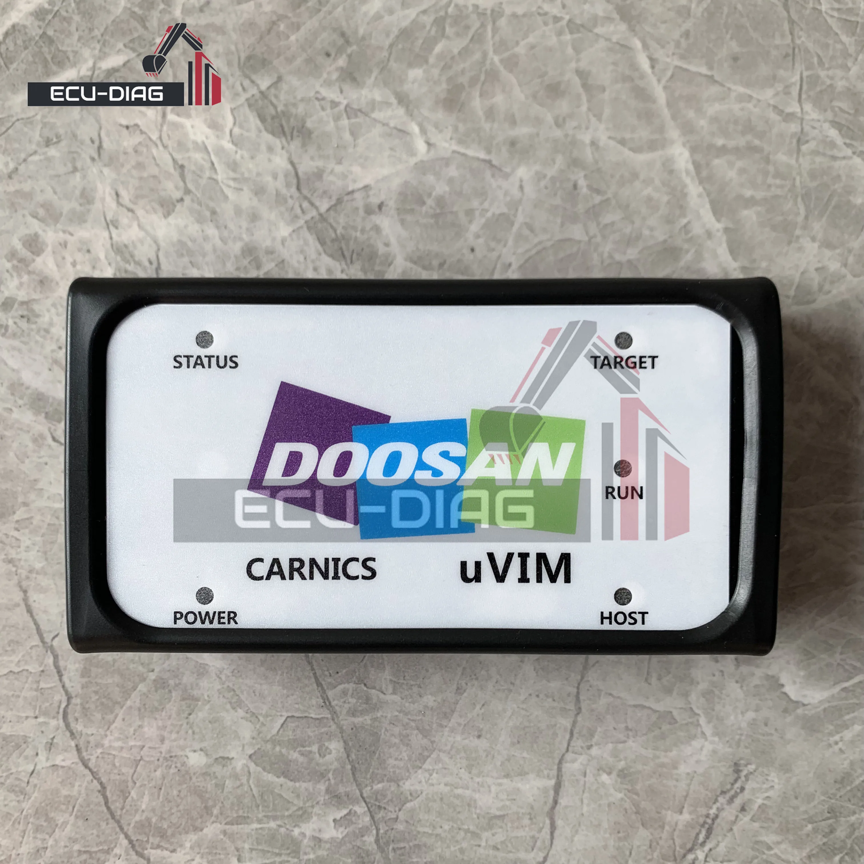 for DOOSAN uVIM Excavator Forklift Engine OBD Interface DDT DCU ECU  Scanner Diagnostic Tool with Tablet 2016 2023 Software