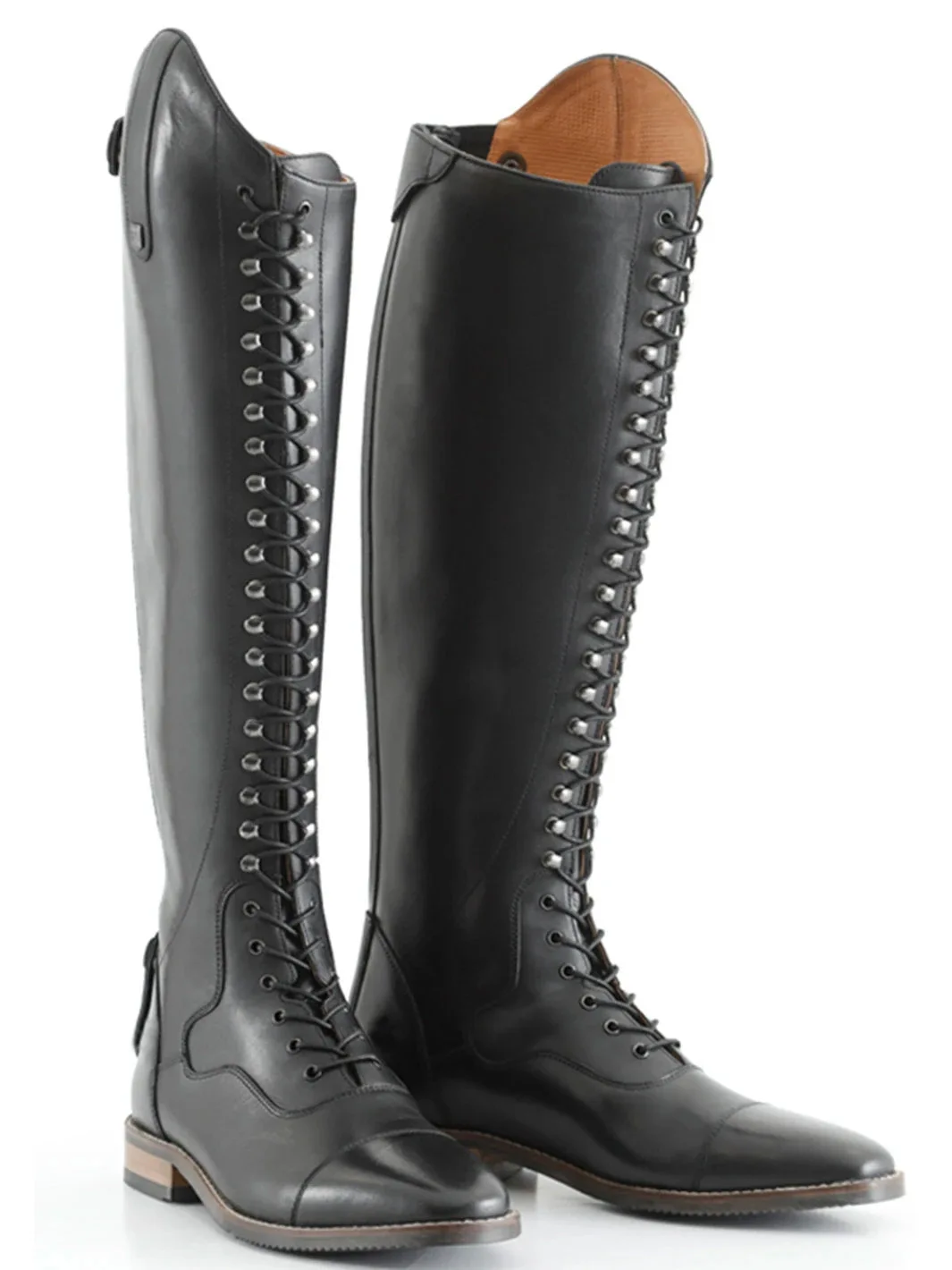 Stivali alti al ginocchio equestri classici stivali da Cowboy occidentali femminili per donna Cowgirl Botas tacchi quadrati scarpe donna moto