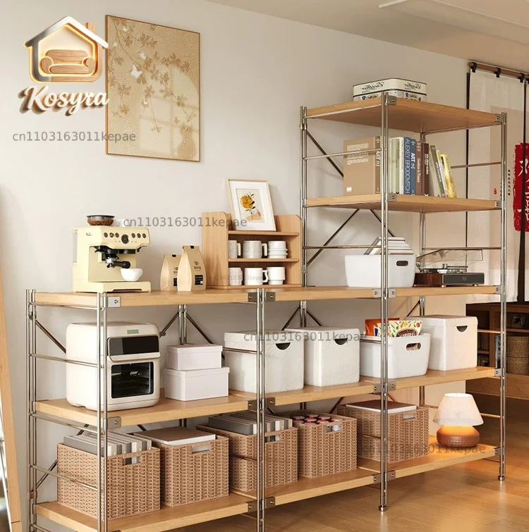 Kezhen optisches Achsenregal, raumhohes Schlafzimmer-Nachttischregal, frei kombinierbarer Gitterschrank für Wohnzimmer und Küche