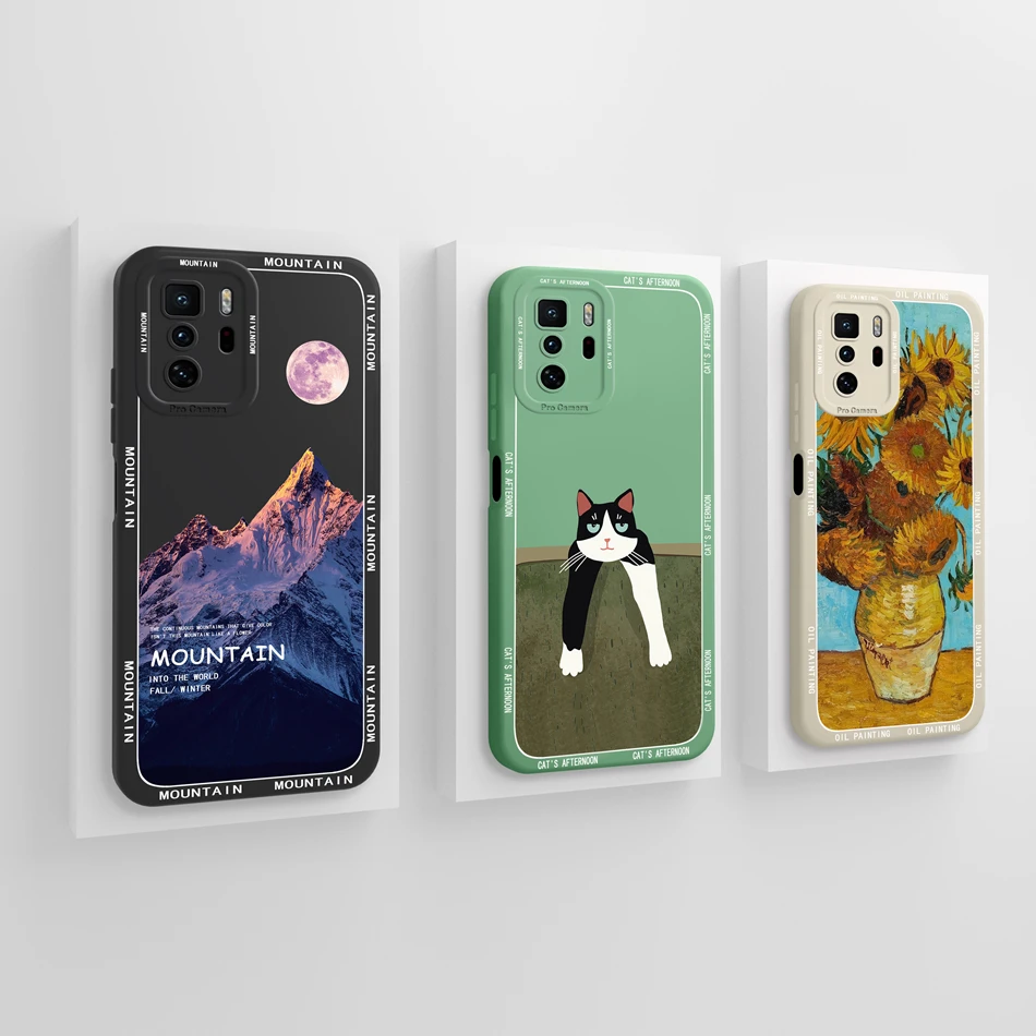 Case For Poco X3 GT Couple Panda Phone Back Cover For Xiaomi Poco X 3 GT X3GT Model 21061110AG Soft Liquid Silicone Funda Bumper