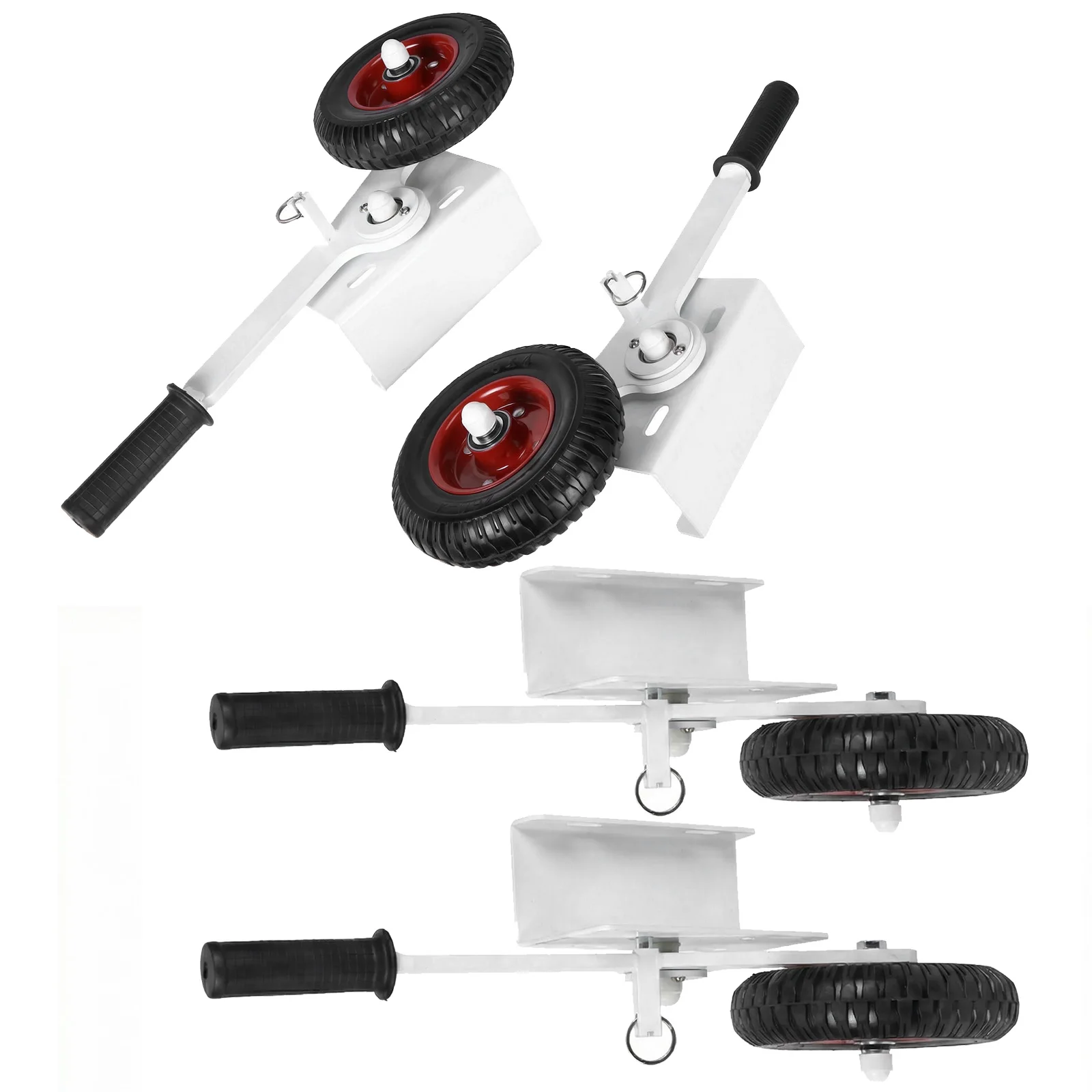 

Soccer Goal Dolly Easy-Move Portable Soccer Goal Wheels & Brackets 1300 Lbs Capacity for Portable Poultry Mobilization