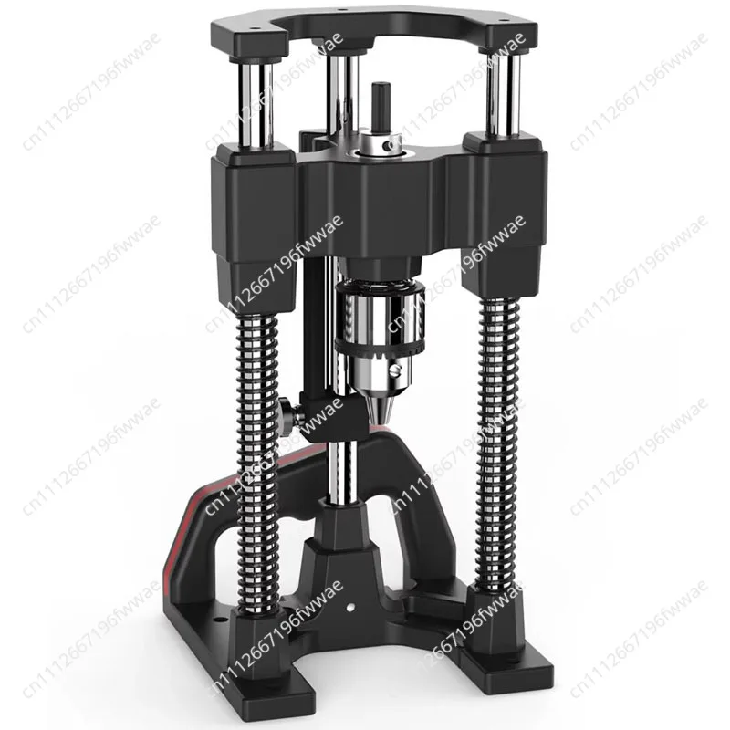 For drilling in wood, aluminum profiles and angled angles - Versatile vertical drilling and tapping guide with graduations