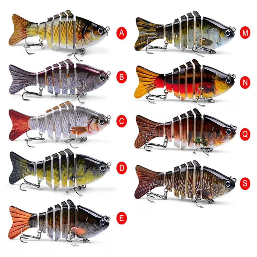 Angeln Lockt Multi Jointed Swimbait Kurbel Köder Langsam Sinkende Bionic Künstliche Köder Süßwasser Salzwasser Forelle Bass Fishing Acce