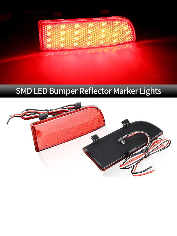 2PCS Feux de freinage arrière à LED Canbus pour Mercedes Benz W639 Vito Viano 03-14 Lentille rouge/fumée Feux stop arrière Accessoires de voiture