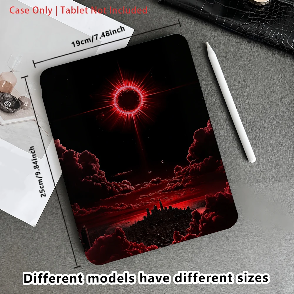 حافظة لجهاز سامسونج، حافظة كمبيوتر لوحي قابلة للطي متوافقة مع سامسونج لجهاز جالاكسي تاب S7/S8/S9