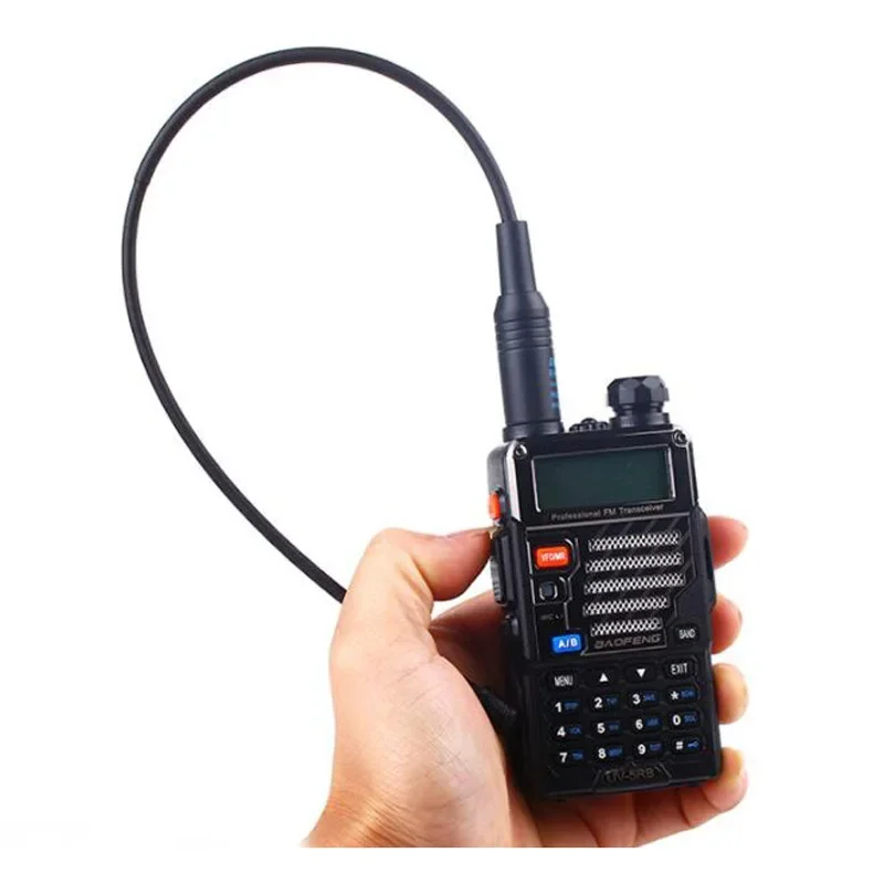 5x Nagoya NA-771 SMA Female VHF/UHF 144/430MHz Dual Band Flexible Antenna For Baofeng UV-5R UV-82 UV-S9 plus Walkie Talkie 38cm