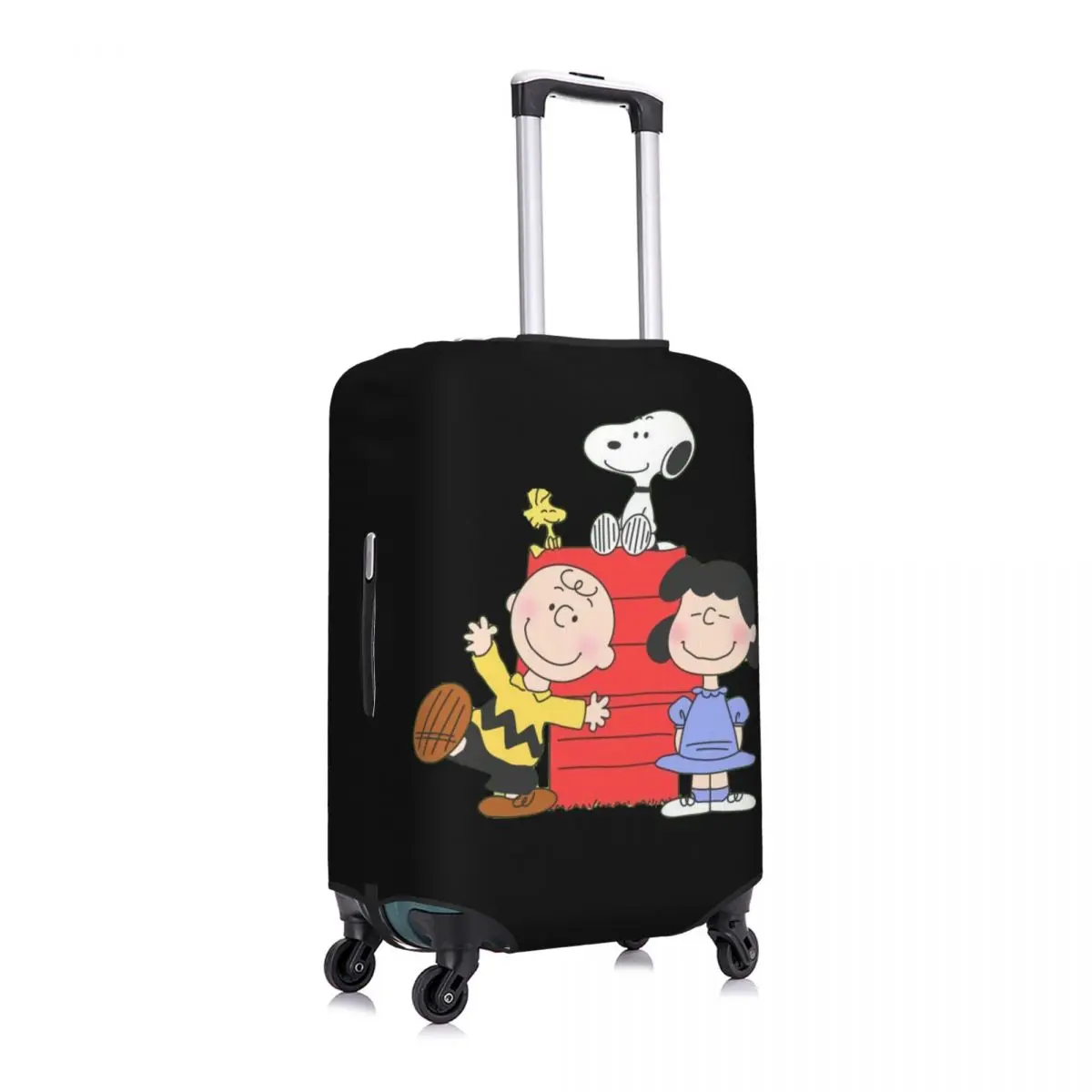مخصص لطيف سنوبي غطاء الأمتعة حامي مضحك الكرتون حقيبة السفر يغطي لمدة 18-32 بوصة #2