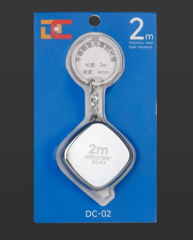 Mini 2m Kleines Maßband mit Schlüsselanhänger; Mini-Maßband; Geschenk-Lineal; Taillenmessband – Detail 7