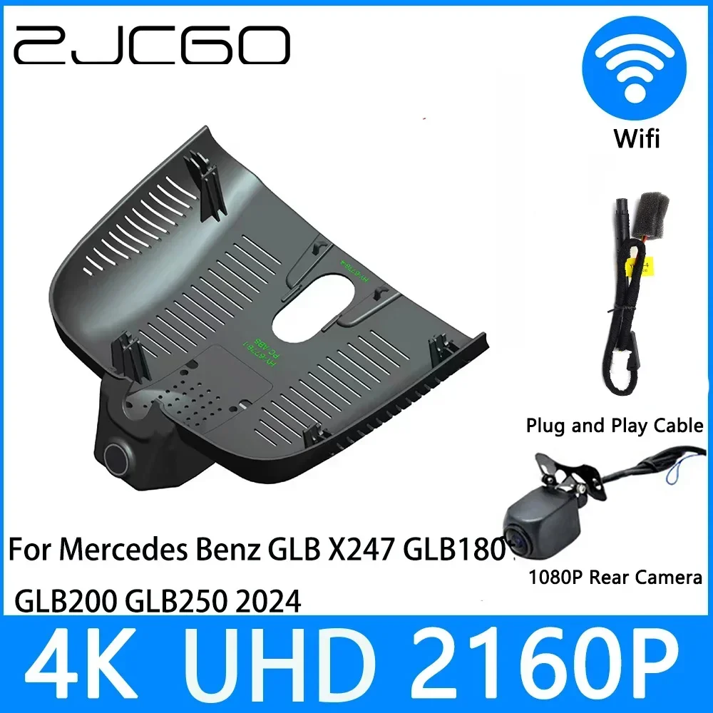 

ZJCGO Dash Cam 4K UHD 2160P Car Video Recorder DVR Night Vision for Mercedes Benz GLB X247 GLB180 GLB200 GLB250 2024