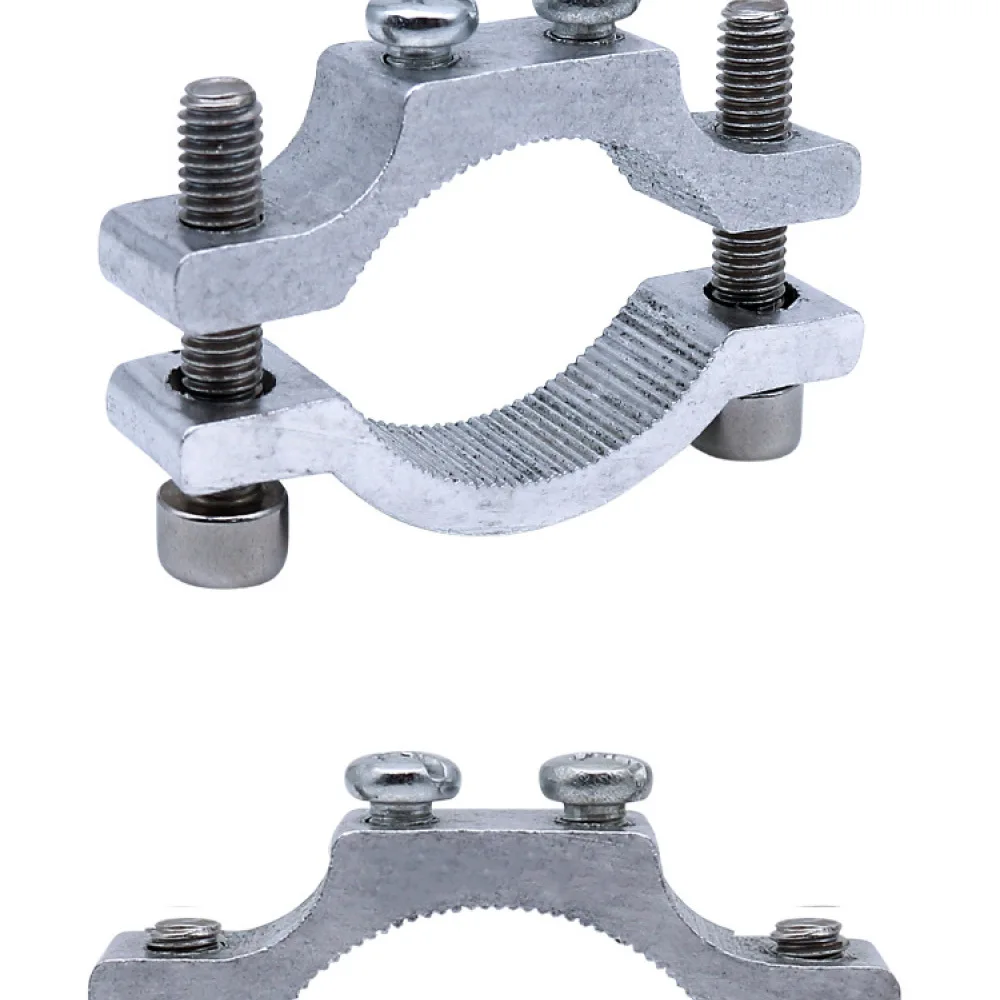 Sturdy Aluminum Alloy Clamp Mount For Motorcycle Spotlight LED Fog Light Bracket For Bike Bumper Shock Absorption Holders