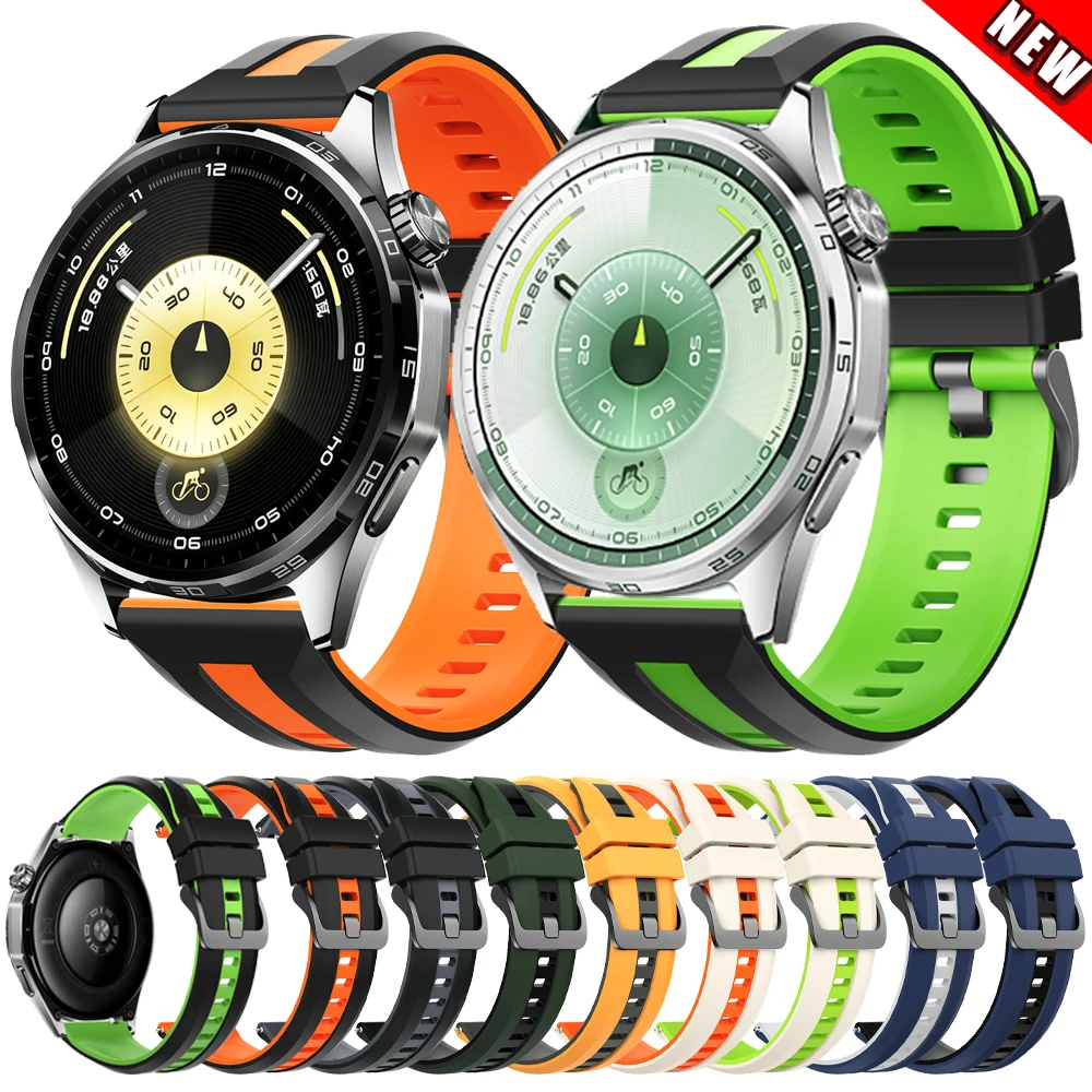22mm Silicone Soft Strap For HUAWEI WATCH 5 GT 6 GT6 Pro GT5 46mm Replace Watchband For Garmin Venu 4 45mm Sports Wrist Bracelet