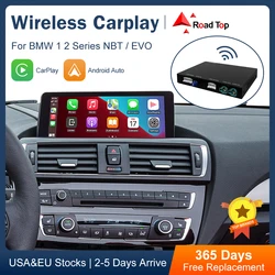 Road Top Wireless CarPlay for BMW 1 2 Series F20 F21 F22 F23 F45 2011-2020 NBT EVO with Mirror Link AirPlay Car Play Functions