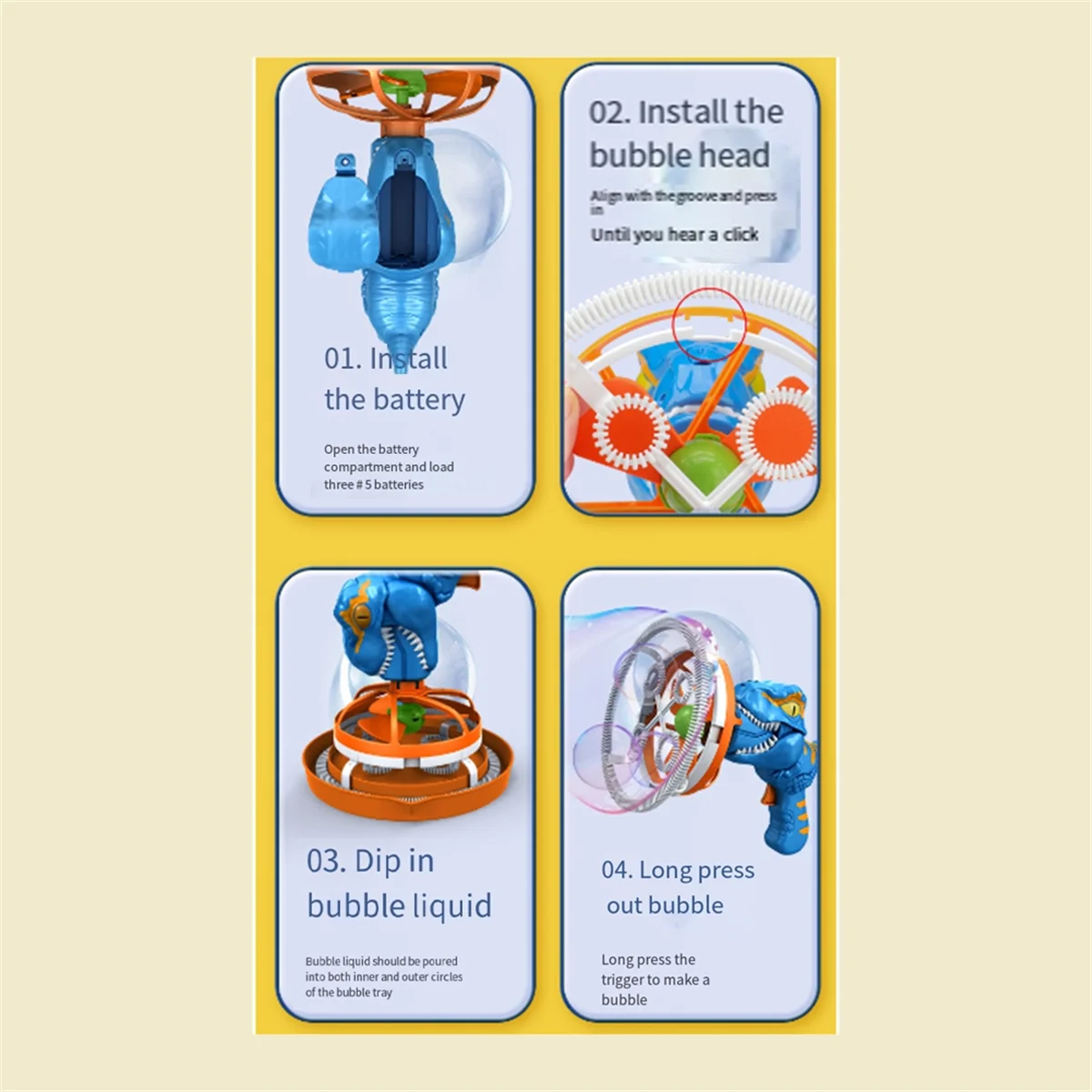 

НОВИНКА 2025 года — вентиляционная машина для пузырей динозавров в пузырьках, ручная электрическая машина для изготовления пузырей динозавров, игрушки для бассейна с пузырьками, синий