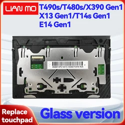 Suitable for Lenovo ThinkPad T480S T490S T495S X390 X395 X13 E14 Notebook Glass Touchpad Clickpad  Mouse pad - 01LV589 01LV588