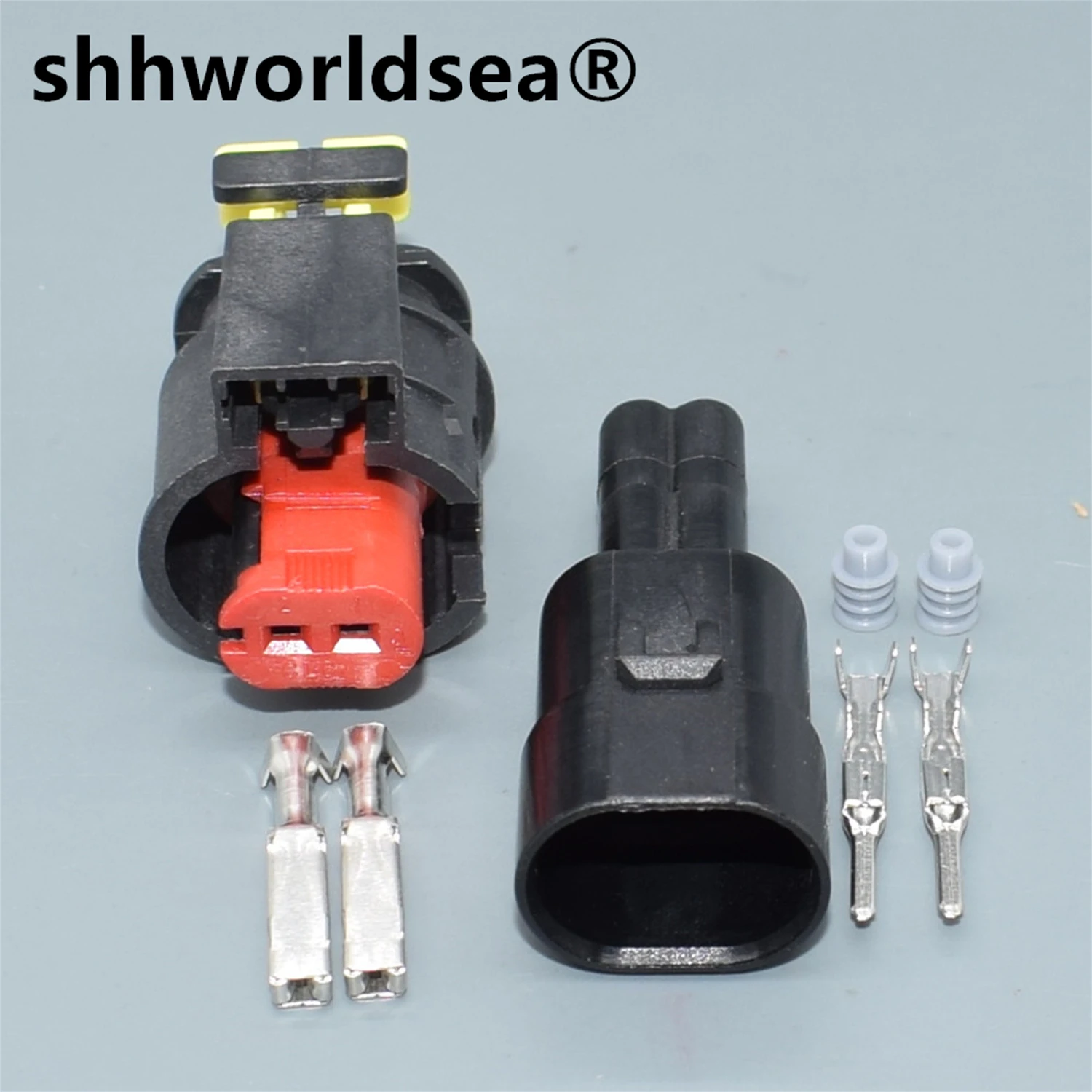 shhworldsea 2 Pin 284556-1 Automotive Connector Plug The Electromagnetic Valve Socket For Buick Chevrolet Cruze