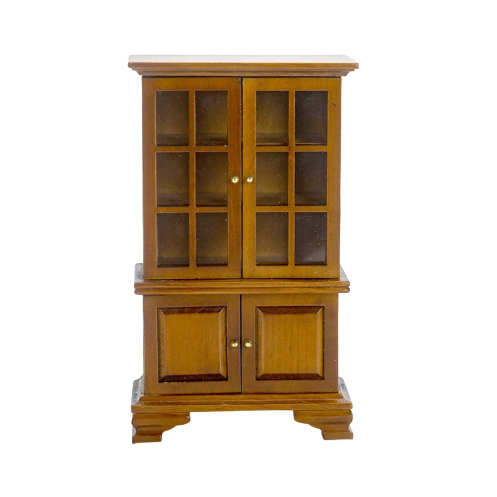 Miniature Furniture Cabinets House Decor Micro Landscape Models Supplies Household Sense Birch Accessories Attractive