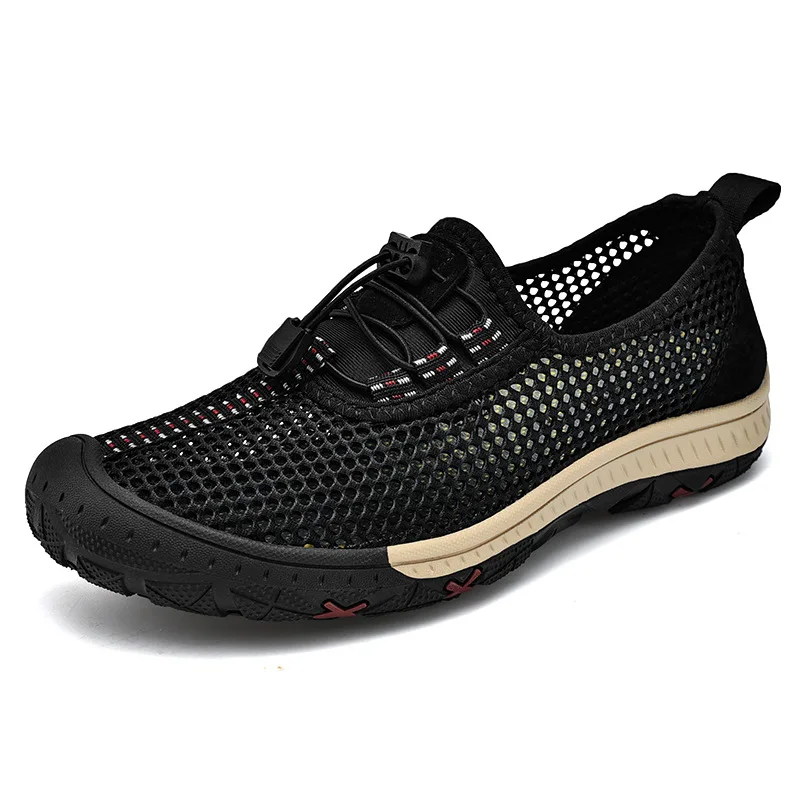 2026 Summer Walking Shoes Men Sneakers Sport Lightweight Casual Hiking Shoes Men Breathable Aqua Shoes Man Outdoor Footwea