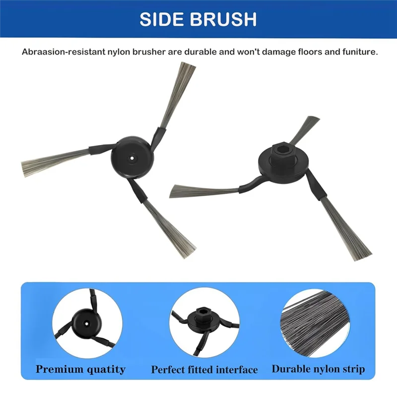 AT28-pour Dreame X40 Ultra,L40 Ultra Kit d'accessoires pour aspirateur, brosse latérale principale, filtre Hepa, sacs à poussière en tissu pour vadrouille