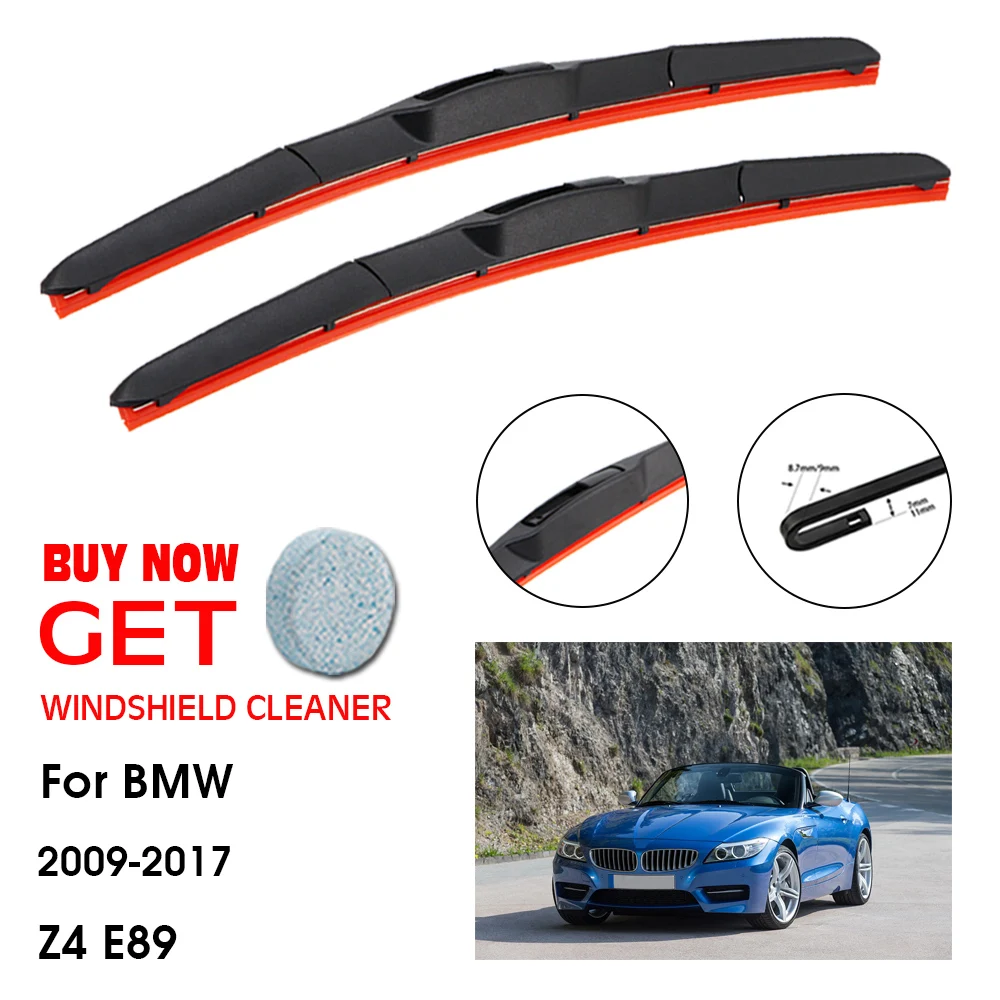 

Car Wiper Blade For BMW Z4 E89 22"+20" 2009-2017 Front Window Washer Windscreen Windshield Silica Gel Wiper Blade Accessories