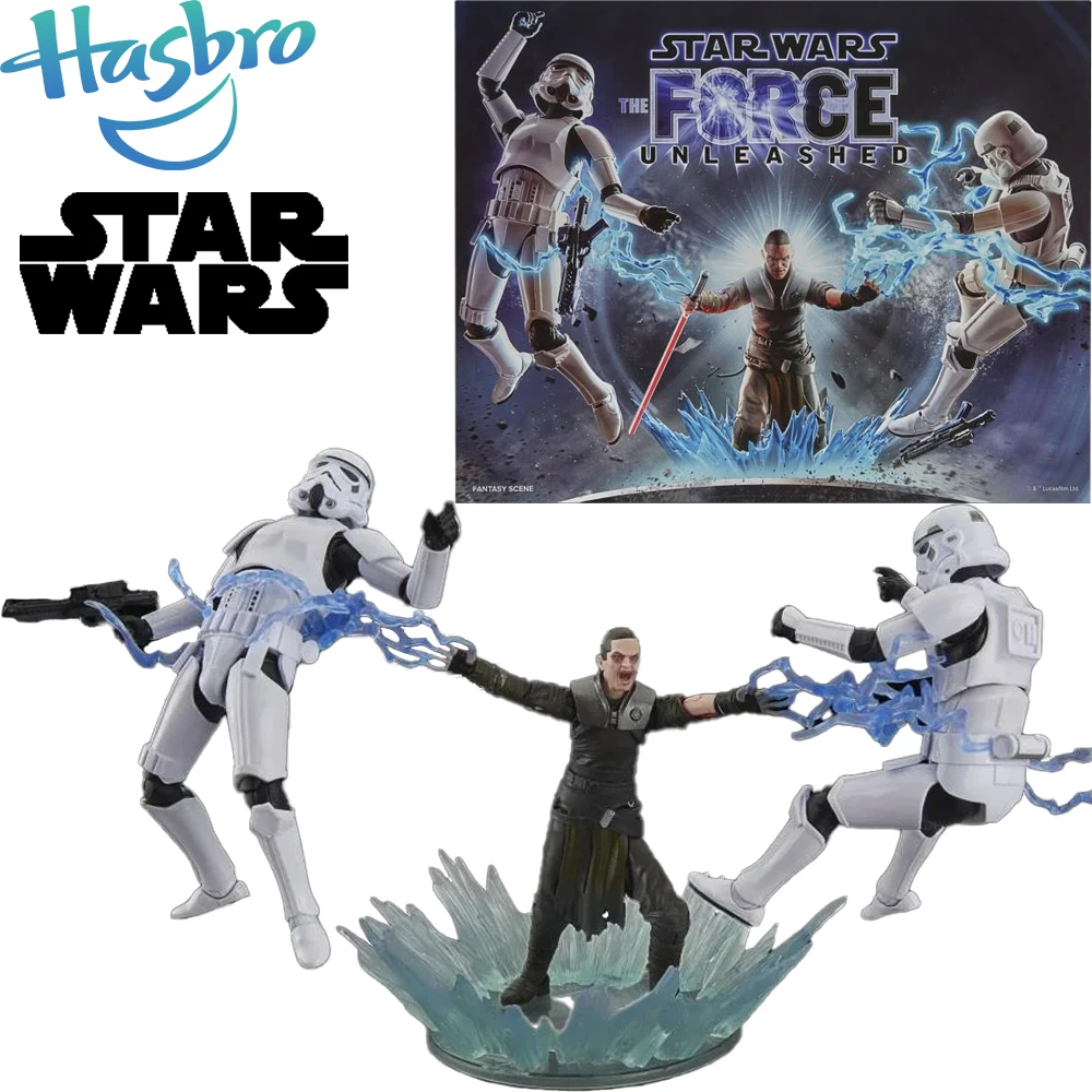 Оригинальные экшн-фигурки Hasbro Звездные войны, сила разблокировала черную серию, 6 дюймов, эксклюзивные экшн-фигурки Starkiller & Troopers