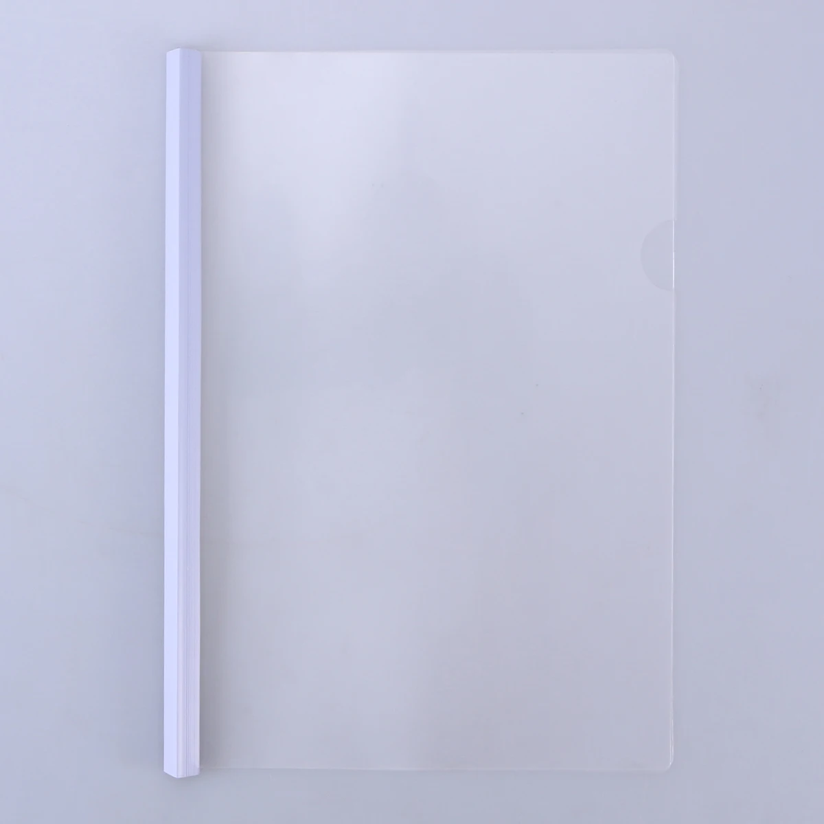 

10pcs File Folder Clear Slide Clamp A4 Size Non Slip Locking Bar High Capacity ganizer Report Binder Pastel Color Paper Cover