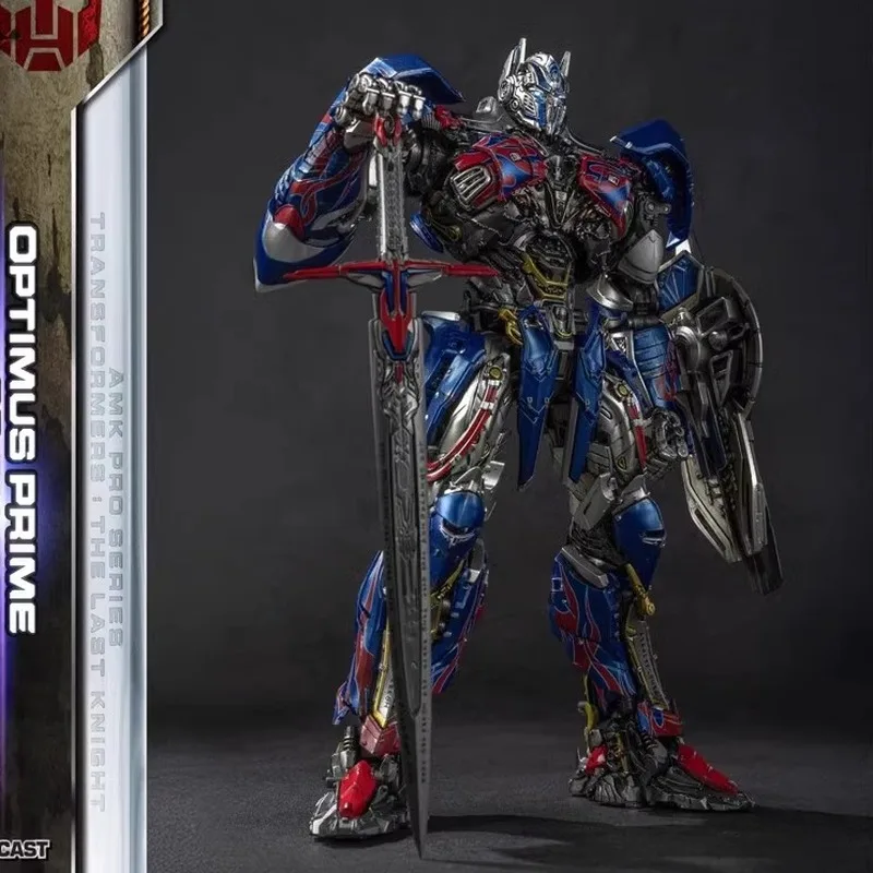 Transformers Optimus Prime Abs Material With Bracket Movie Character Figurine Model Desktop Ornament Collection Kids Toys Gifts