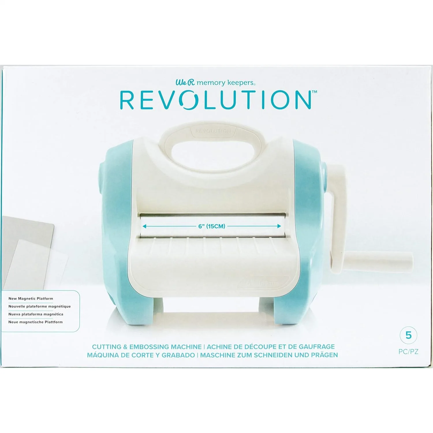 

Portable Die Cut & Embossing Machine, Magnetic Mat, Cutting Plate for Scrapbooking, Card Making
