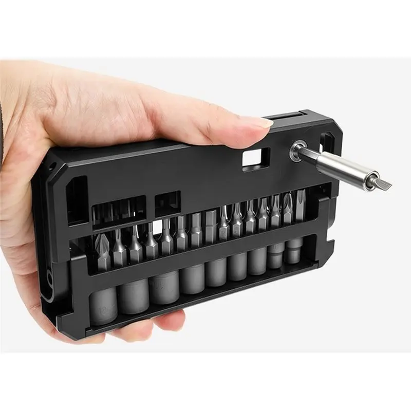 M11K-38-In-1 Premium Ratchet Socket Wrench Set Multi-Function External Hex Quick Wrench For Auto Repair Hand Tools