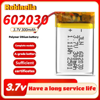 1-10pcs Line Polymer Battery 3.7V Lithium Polymer Battery 602030 600mAh Game Machine MP3 MP4 MP5 Lithium Battery GPS Navigator