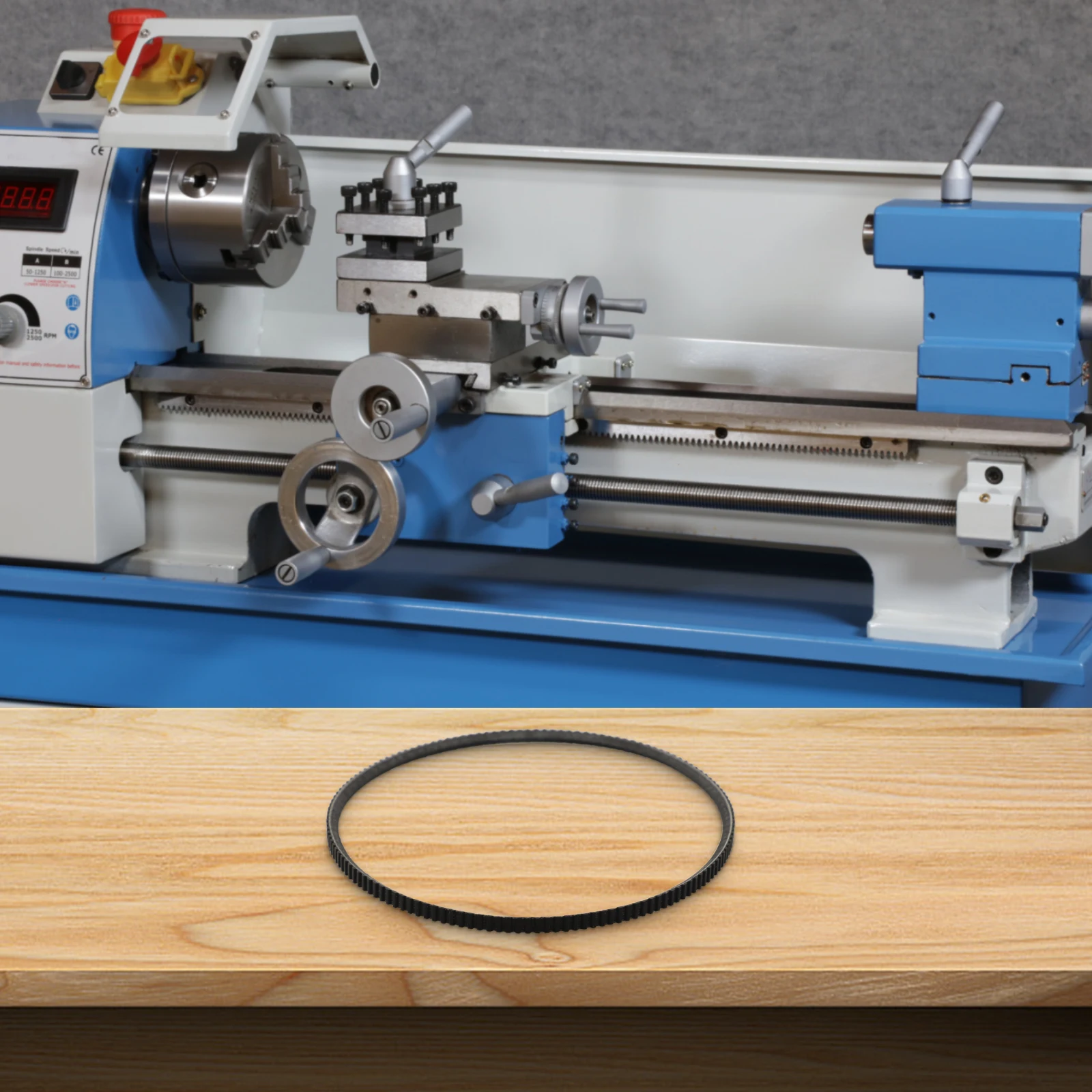 2 Stuks 5M365 Draaibank Riem Voor WM180V/WM210V 5 Mm Mini Draaibank Motor Riem Power Tools Vervanging Draaibank riem Onderdelen Fittings