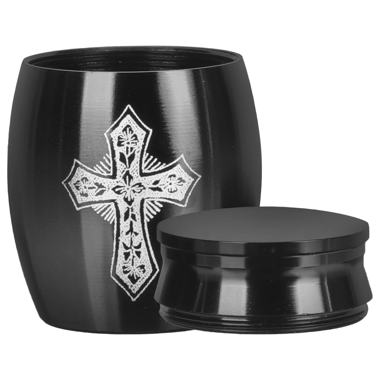 

Cross Urn Mini Cremation Ashes Memorial Jewelry Urns for Human Decor The Gift Metal Commemorate Pot Human Ashes Urn