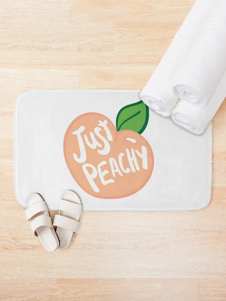 Just Peachy Bath Mat Bathroom Carpets Bathroom Rug Set Bathroom Accessory Floors Mat