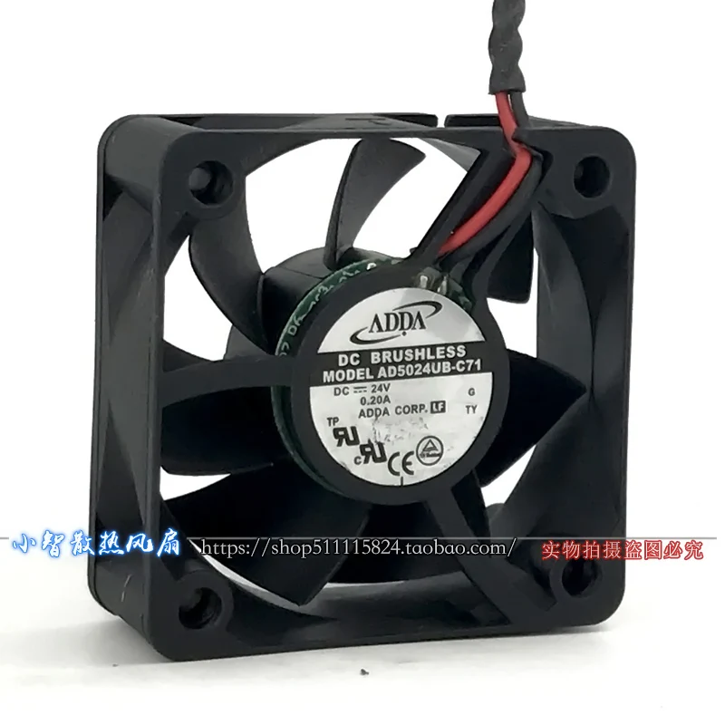 original-ad5024ub-c71-24v-020a-5020-50-50-20mm-novo-radiador-de-ventilador-de-refrigeraCAo