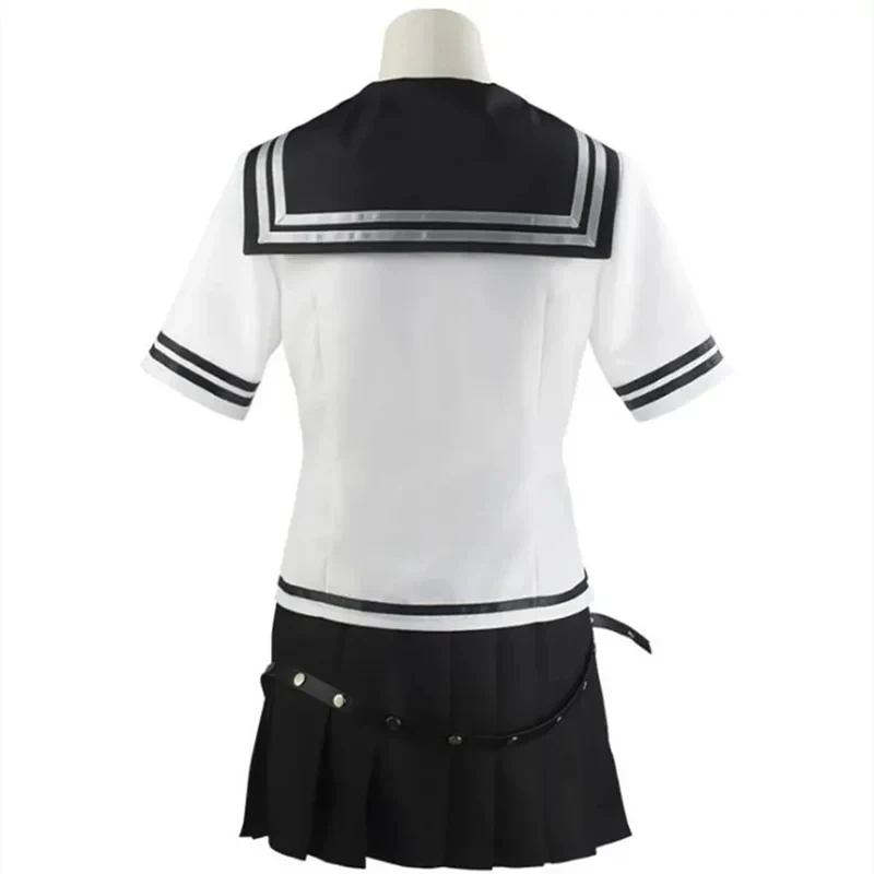 

x,3;f\6;h/ABC123Super Danganronpa 2 Mioda Ibuki cosplay costume full set tops skirt socks scarf uniform of m6;j'3\y,8/