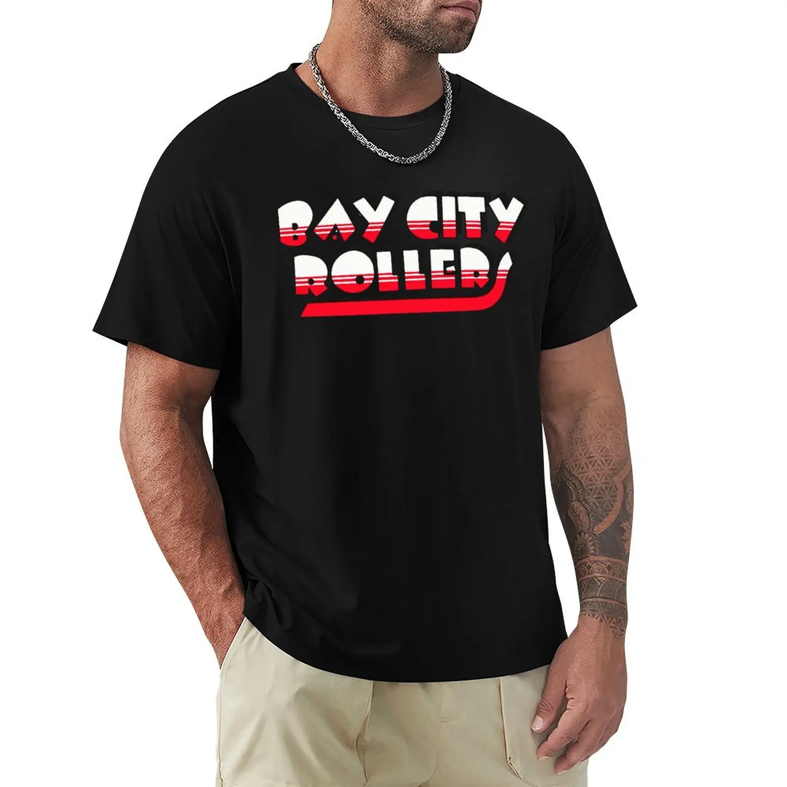 Bay City Rollers Classic T-Shirt Stretch Fabric Comfort T-Shirt