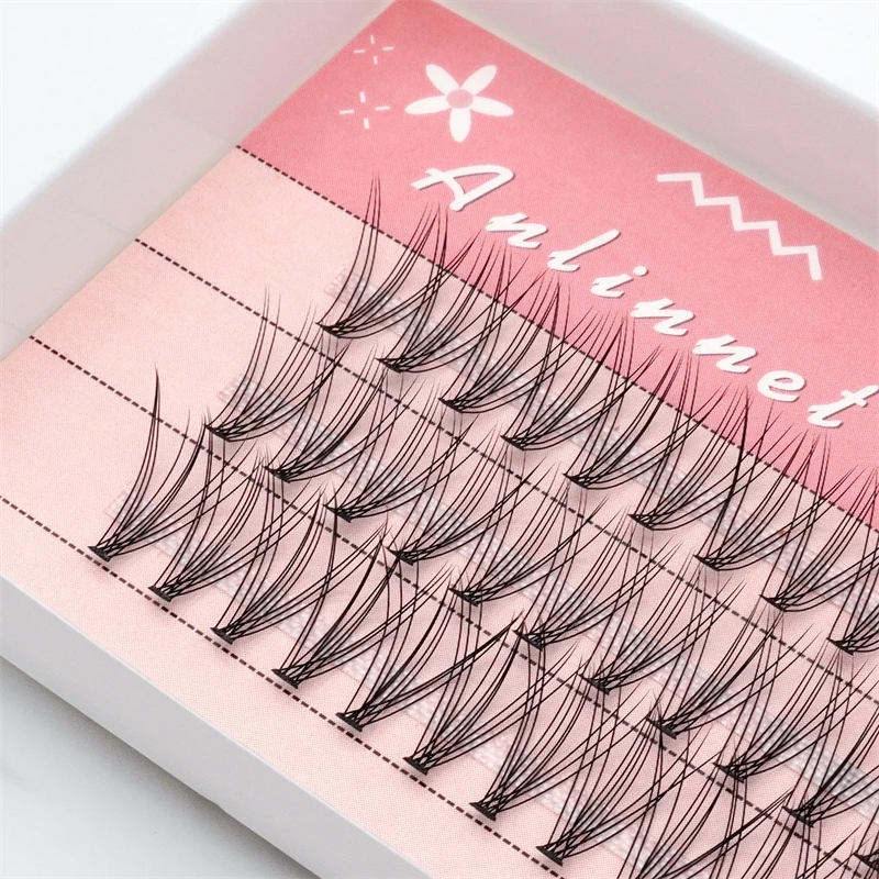 

10D Eyelash cluster 1 Box/60 Bunches Mink Eyelashes Natural 3D Russian Individual Eyelash extension Makeup Tool Lashes Wholesale