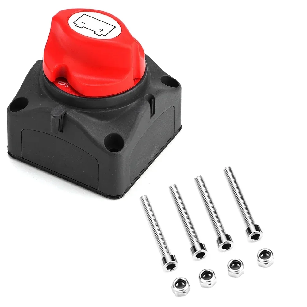 

Battery Disconnect Switch, 300A High-Current Car Battery Power Switch, Flame Retardant For RV Marine Car Battery Anti-Leakage