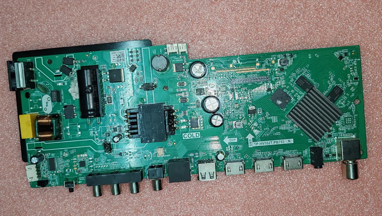 Kostenloser Versand! Tp. hv352t. pb753 (n) Drei-in-einem-TV-Motherboard, gut getestet mit 35-110V mA mehreren Kabel ausgängen