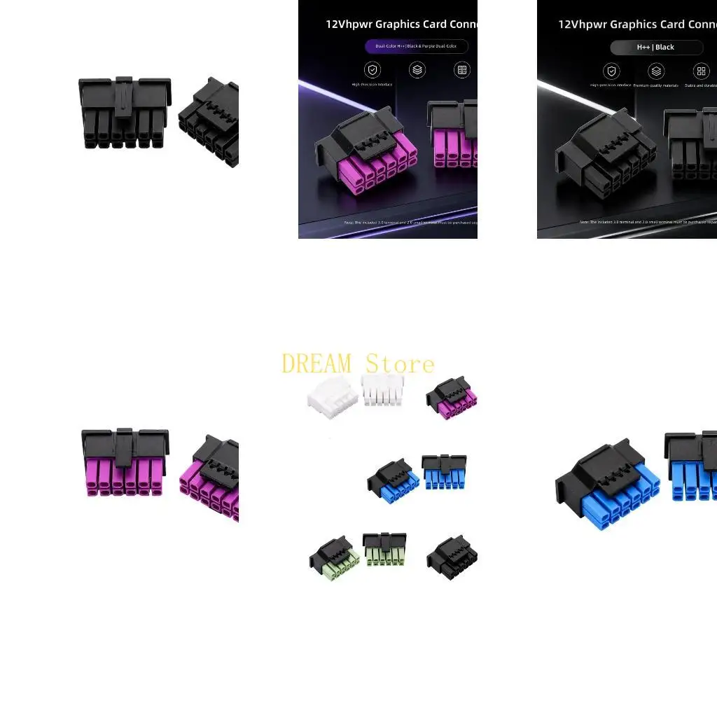 12VHPWR 12+4Pin GPU Power Connectors Supports 600W Load For Gaming Rigs Best Sale