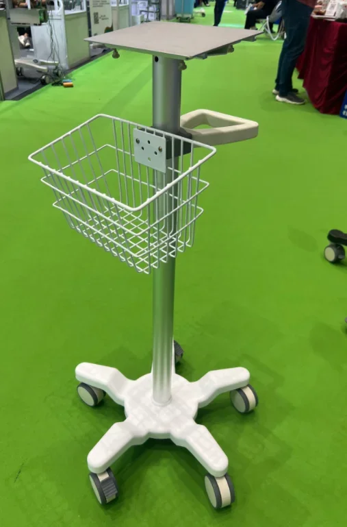 High Quality Medical Instrument Stand Stainless Steel Patient Trolley Cart Sour Metal Material