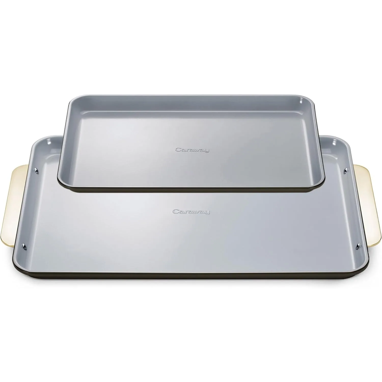 Caraway Non-Stick Ceramic Baking Sheet Duo Naturally Slick Coating Non-Toxic PTFE PFOA Free 18 X 13