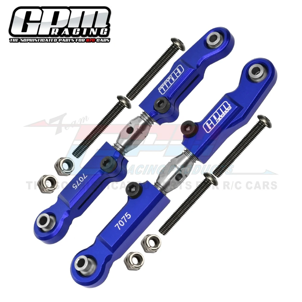 GPM for ARRMA 1/7 FELONY INFRACTION LIMITLESS V2 1/8 TYPHON 6S Metal Stainless Steel Rear Upper Arm Tie Rod AR330214 AR330230