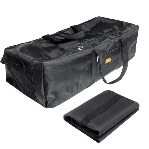Imagen 2 del producto Bolsa de almacenamiento para tienda de campaña, gran capacidad, 100/150L, 1680D, tela Oxford, bolsa organizadora impermeable para equipo de Camping plegable al aire libre