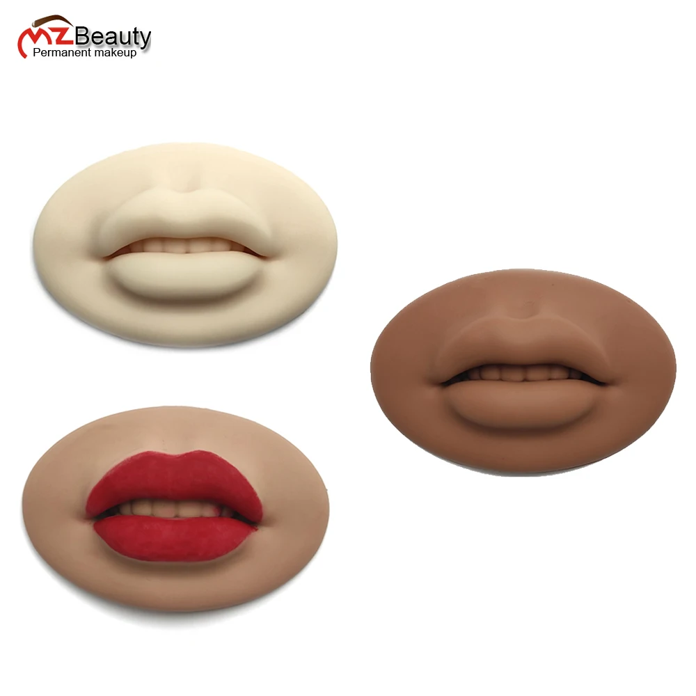 

Microblading Big Open Mouth 3D Realistic Lips Best Practice Silicone Skin For Permanent Makeup Artists Training Accessories